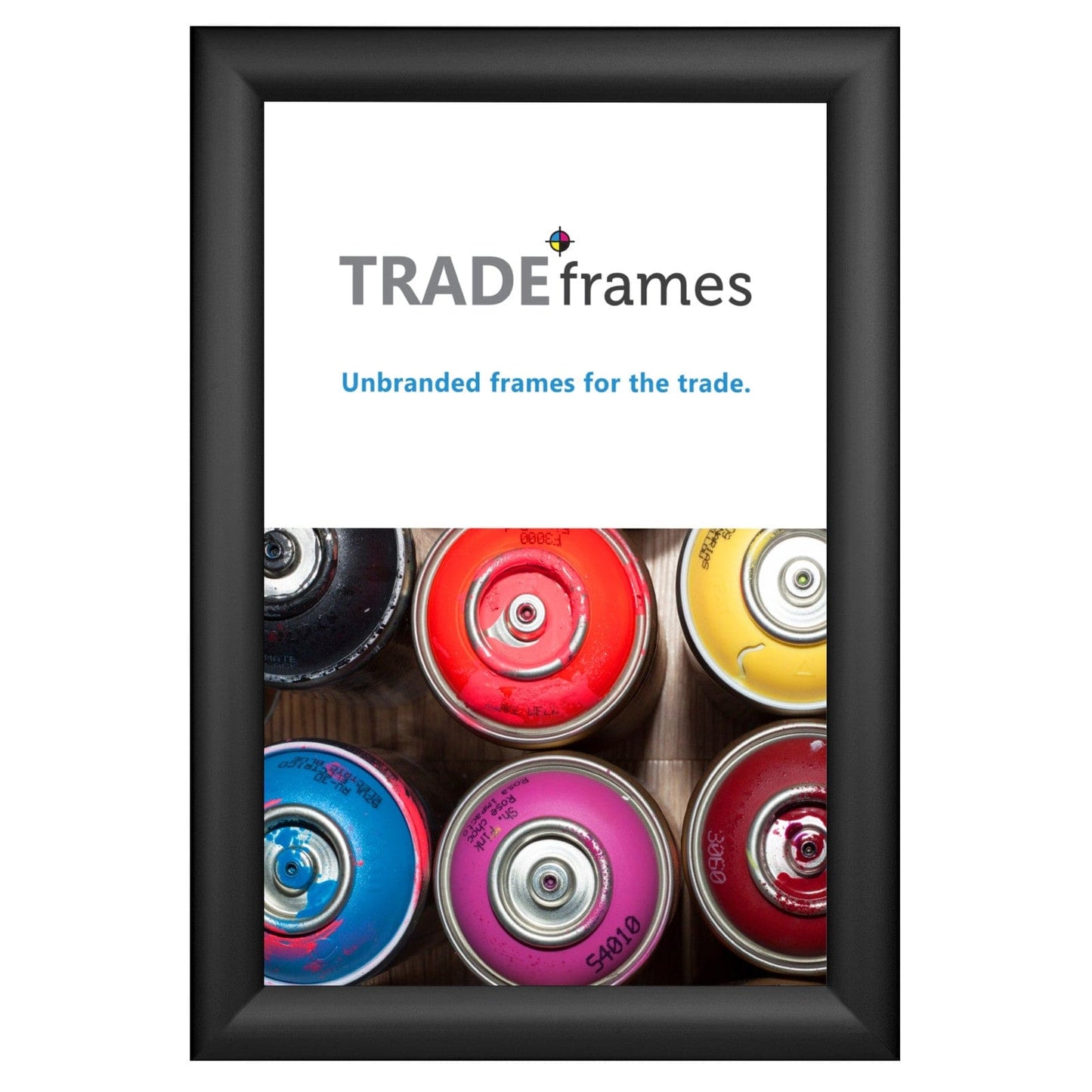11x17 Black TRADEframe Snap Frame - 1.2" Profile - Snap Frames Direct