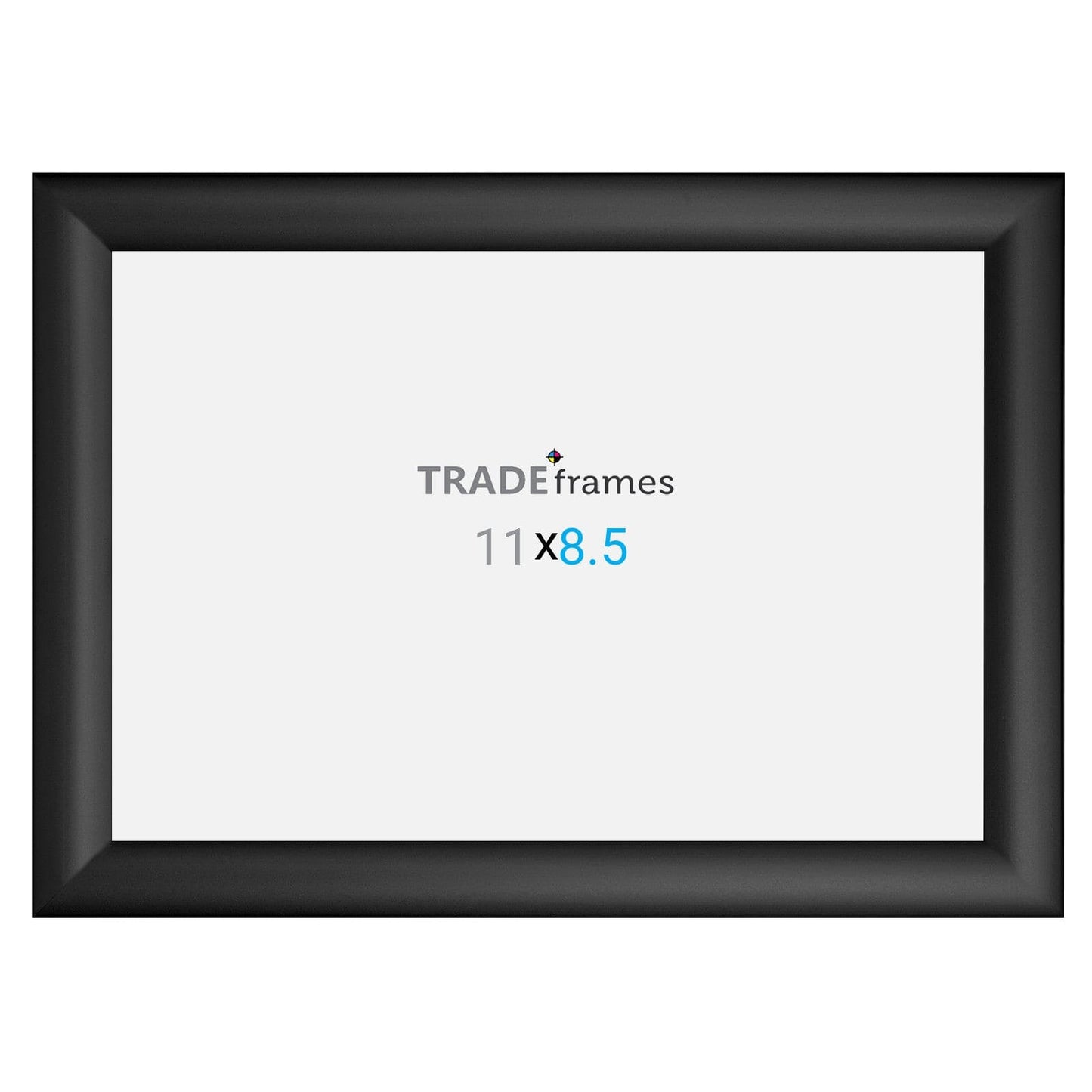 8.5x11 Black TRADEframe Snap Frame - 1.2" Profile - Snap Frames Direct