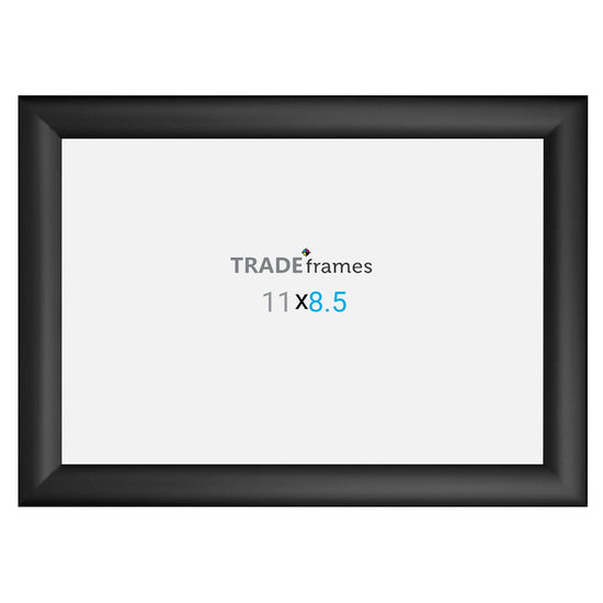 8.5x11 Black TRADEframe Snap Frame - 1.2" Profile - Snap Frames Direct