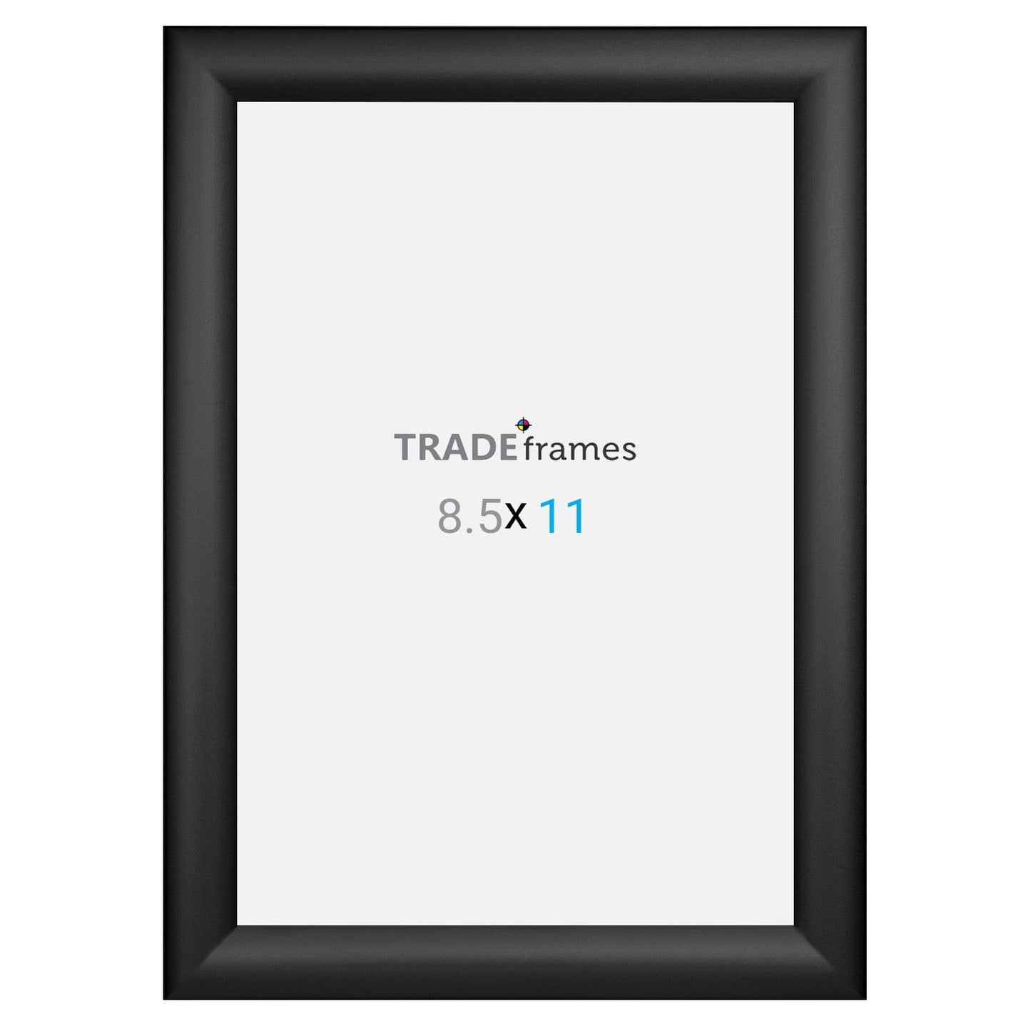 8.5x11 Black TRADEframe Snap Frame - 1.2" Profile - Snap Frames Direct