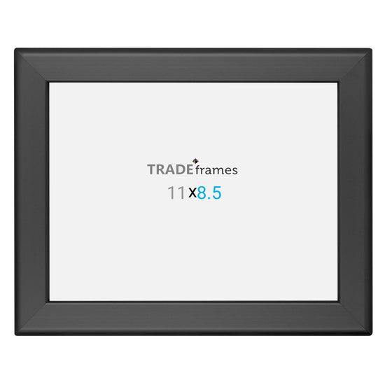 8.5x11 Inches Black Snap Frame - 1.25" Profile - Snap Frames Direct