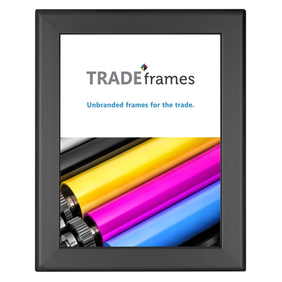 8.5x11 Inches Black Snap Frame - 1.25" Profile - Snap Frames Direct