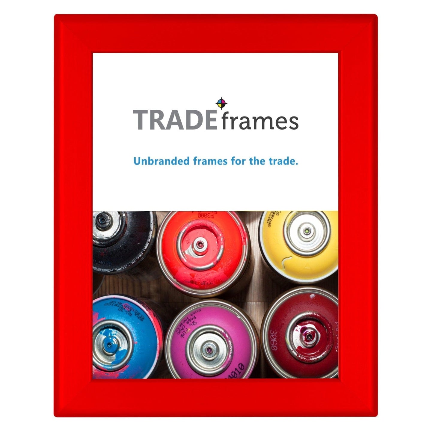 8.5x11 TRADEframe Red Snap Frame 8.5x11 - 1.25 inch profile - Snap Frames Direct
