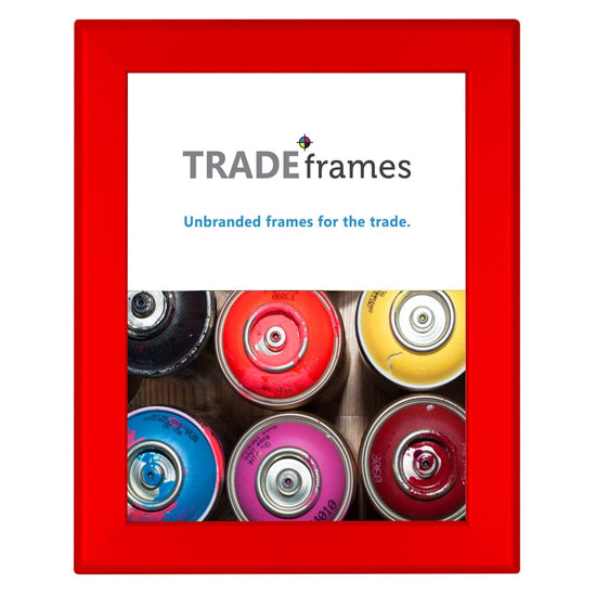 8.5x11 TRADEframe Red Snap Frame 8.5x11 - 1.25 inch profile - Snap Frames Direct