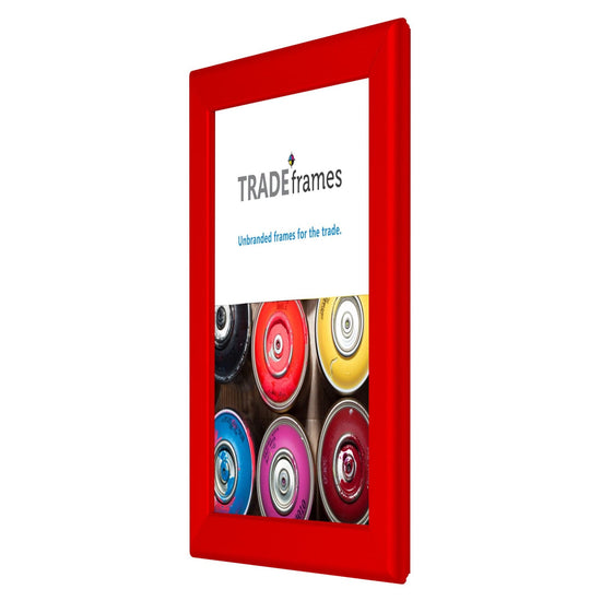 8.5x11 TRADEframe Red Snap Frame 8.5x11 - 1.25 inch profile - Snap Frames Direct