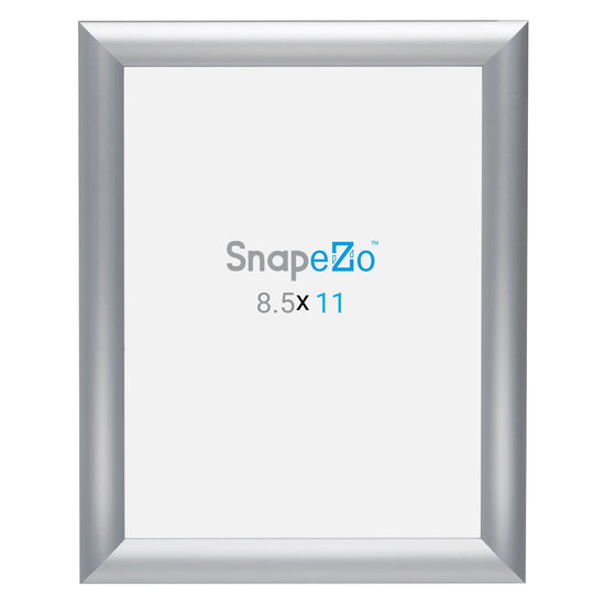 Twin-Pack Silver 8.5x11 Certificate Frame - 1" Profile