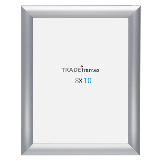 8x10 Silver Snap Frame - 1" Profile - Snap Frames Direct