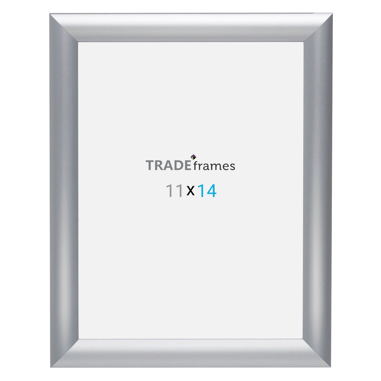 11x14 Silver Snap Frame - 1" Profile - Snap Frames Direct