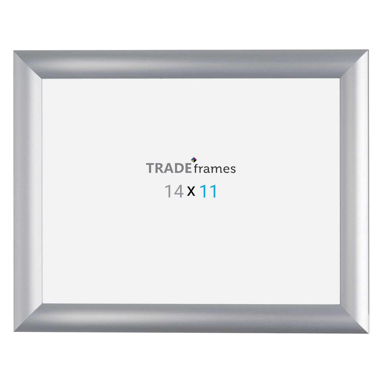 11x14 Silver Snap Frame - 1" Profile - Snap Frames Direct