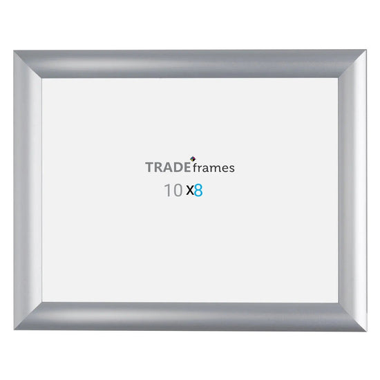 8x10 Silver Snap Frame - 1" Profile - Snap Frames Direct