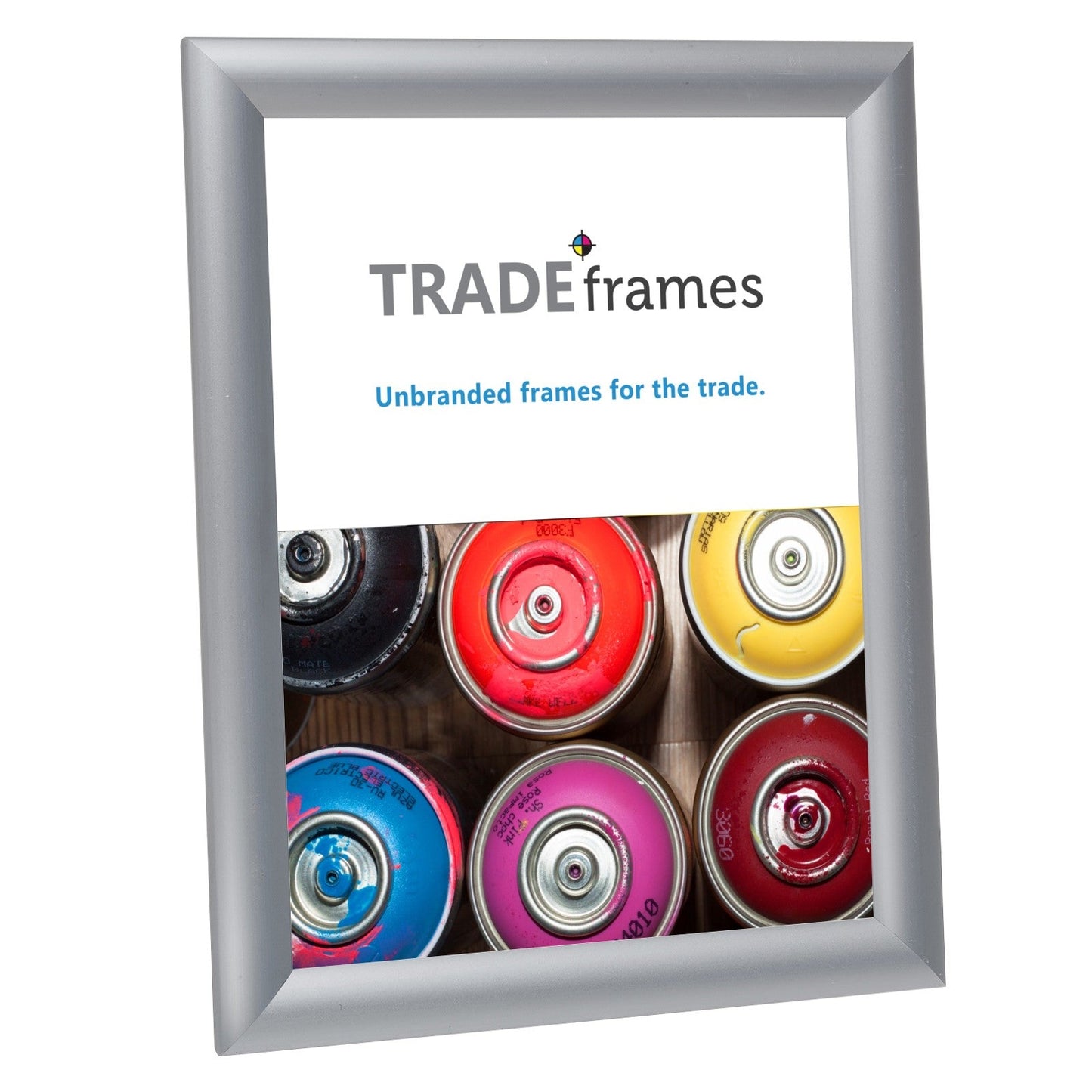Twin-Pack Silver 8.5x11 Certificate Frame - 1" Profile