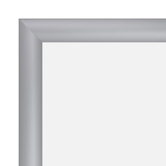 8.5x11 Silver TRADEframe Snap Frame - 1.2" Profile - Snap Frames Direct