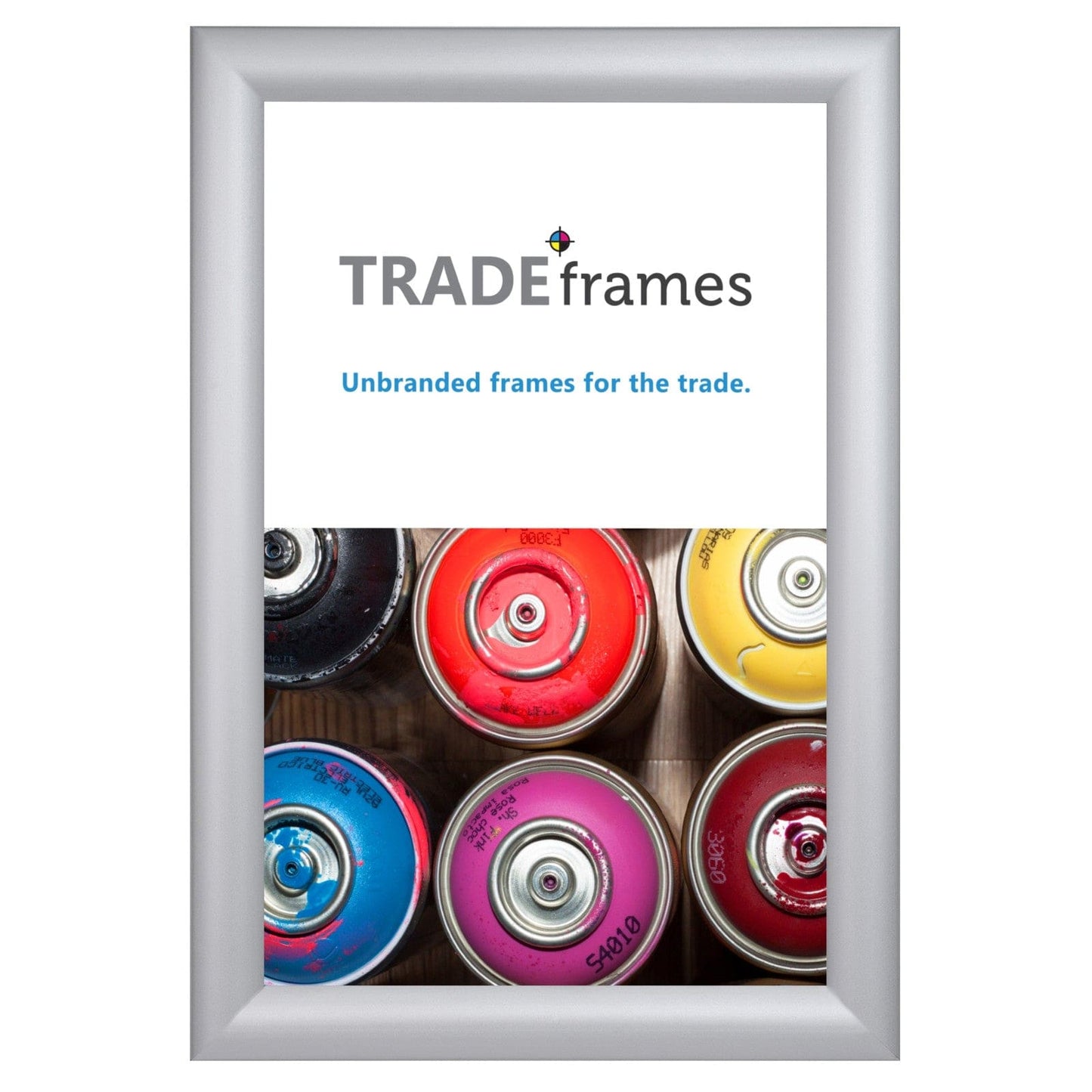 11x17 Silver TRADEframe Snap Frame - 1.2" Profile - Snap Frames Direct
