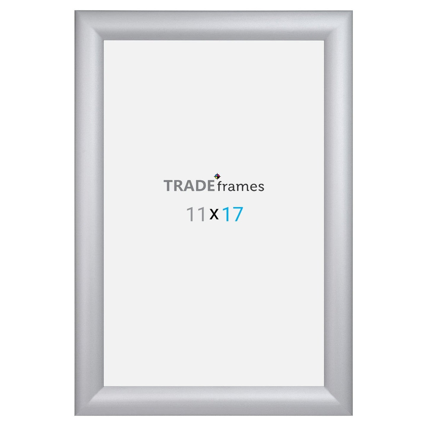 11x17 Silver TRADEframe Snap Frame - 1.2" Profile - Snap Frames Direct