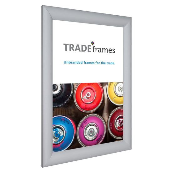 11x17 Silver TRADEframe Snap Frame - 1.2" Profile - Snap Frames Direct