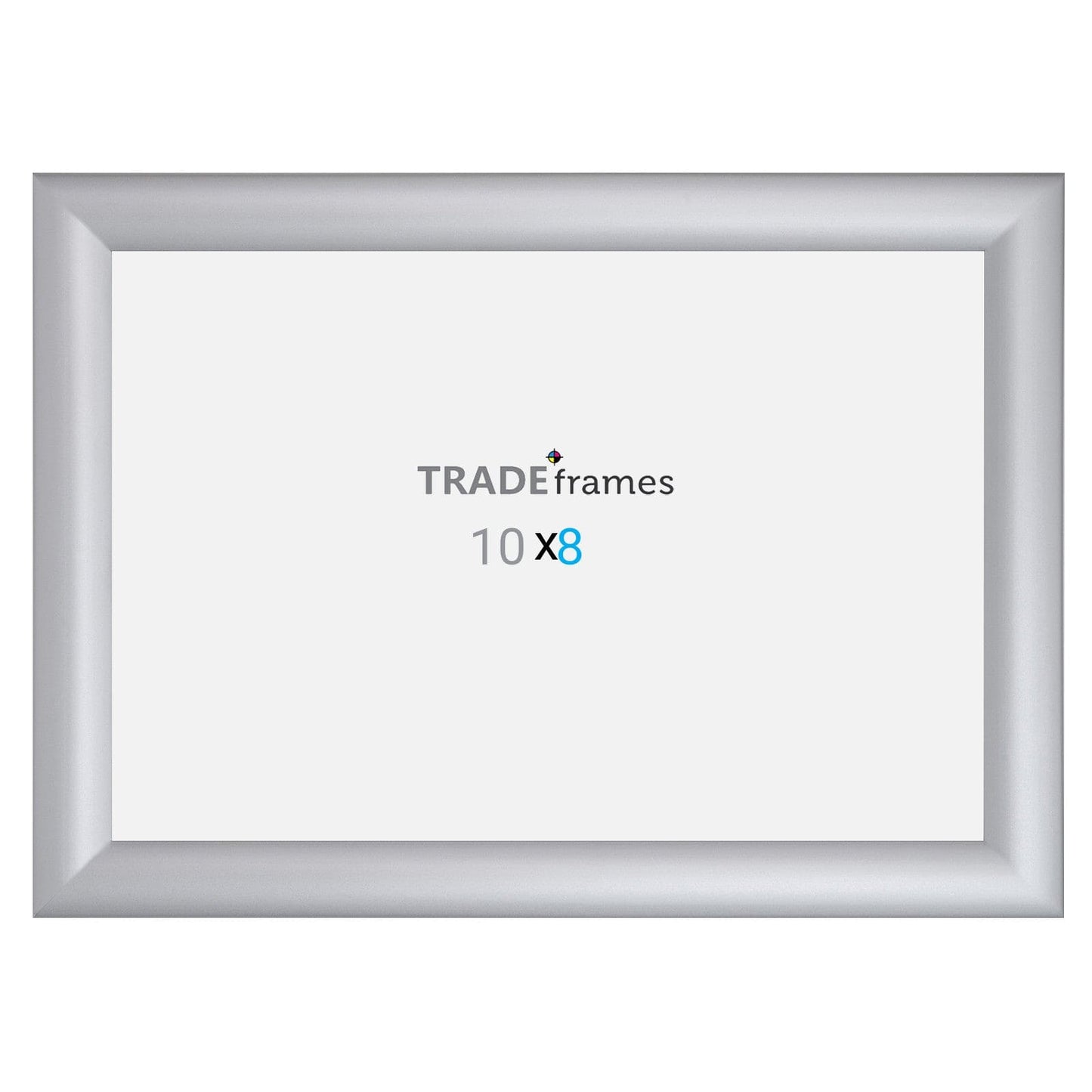8x10 TRADEframe Silver Snap Frame 8x10 - 1.2 inch profile - Snap Frames Direct