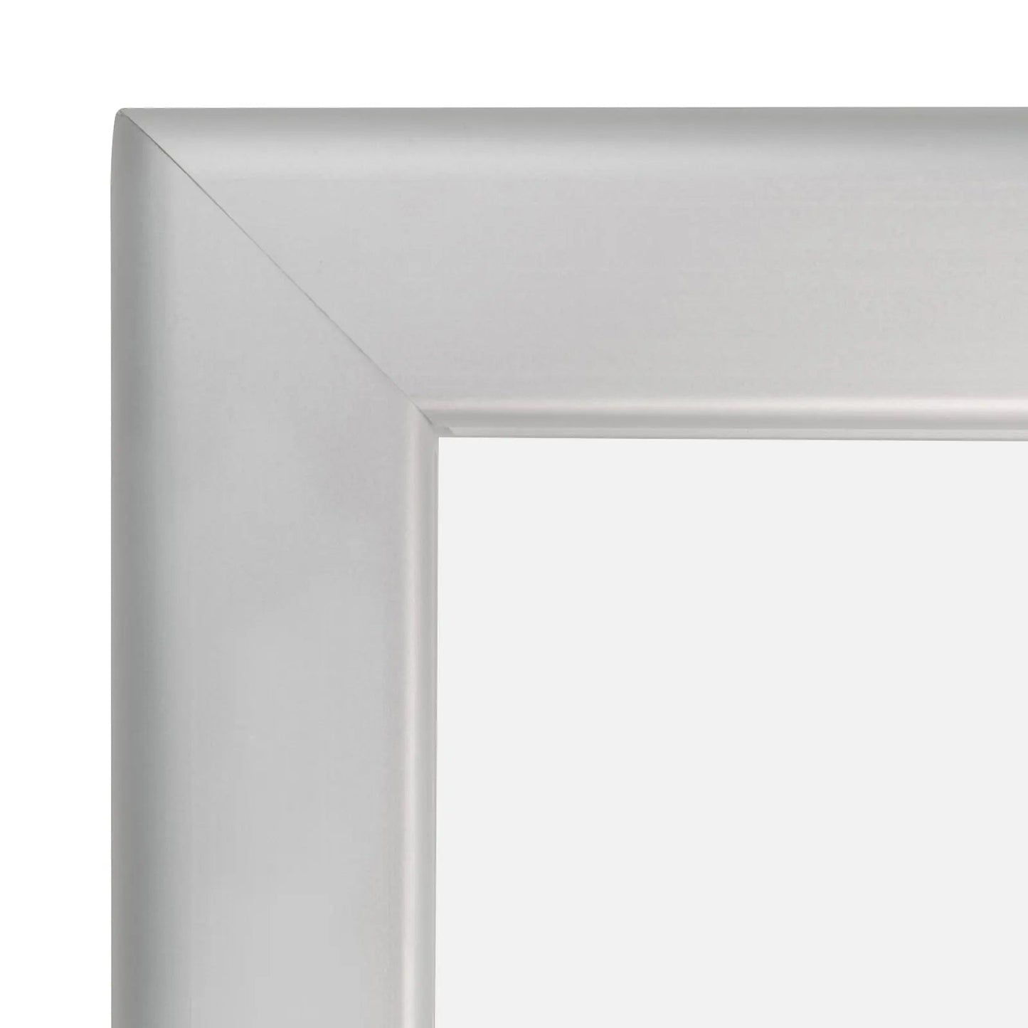 8.5x11 Inches Silver Snap Frame - 1.25" Profile - Snap Frames Direct