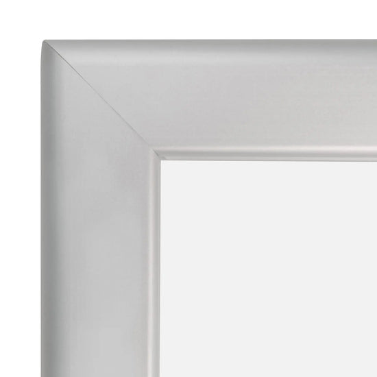 8.5x11 Inches Silver Snap Frame - 1.25" Profile - Snap Frames Direct