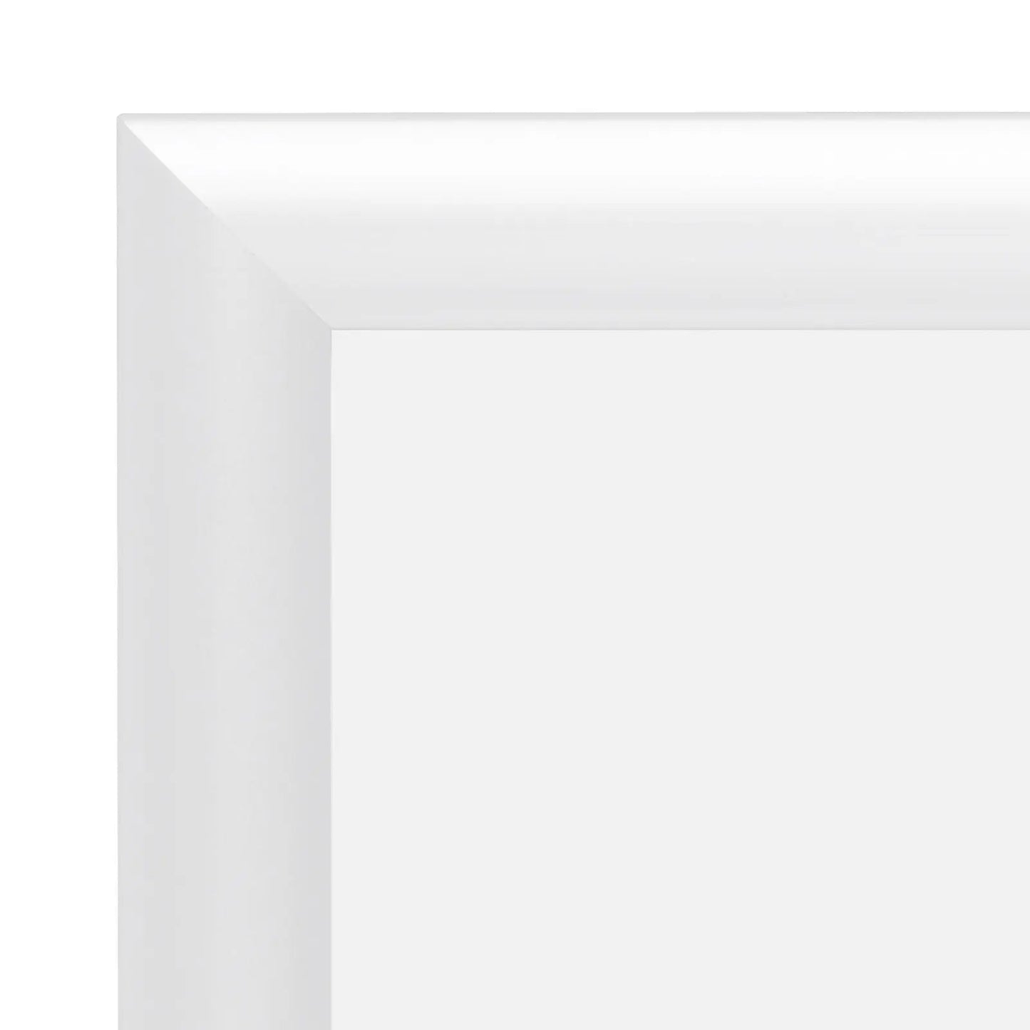 8.5x11 White Snap Frame - 1" Profile - Snap Frames Direct