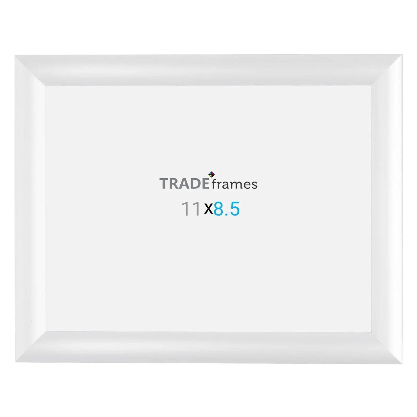 8.5x11 White Snap Frame - 1" Profile - Snap Frames Direct