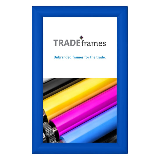 8.5x14 TRADEframe Blue Snap Frame 8.5x14 - 1.2 inch profile - Snap Frames Direct