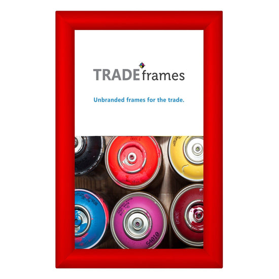 8.5x14 TRADEframe Red Snap Frame 8.5x14 - 1.2 inch profile - Snap Frames Direct