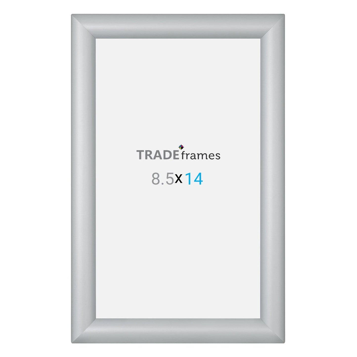 8.5x14 TRADEframe Silver Snap Frame 8.5x14 - 1.2 inch profile - Snap Frames Direct