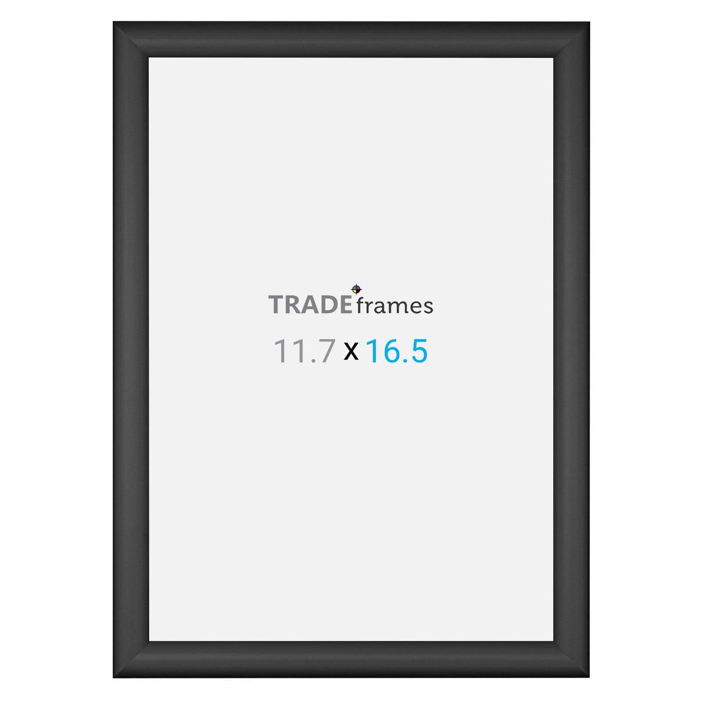 A3 (11.7 x 16.5 inches) Black Snap Frame - 1" Profile - Snap Frames Direct