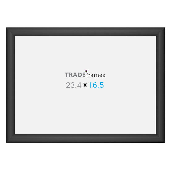 A2 (16.5 x 23.4 inches) Black Snap Frame - 1" Profile - Snap Frames Direct