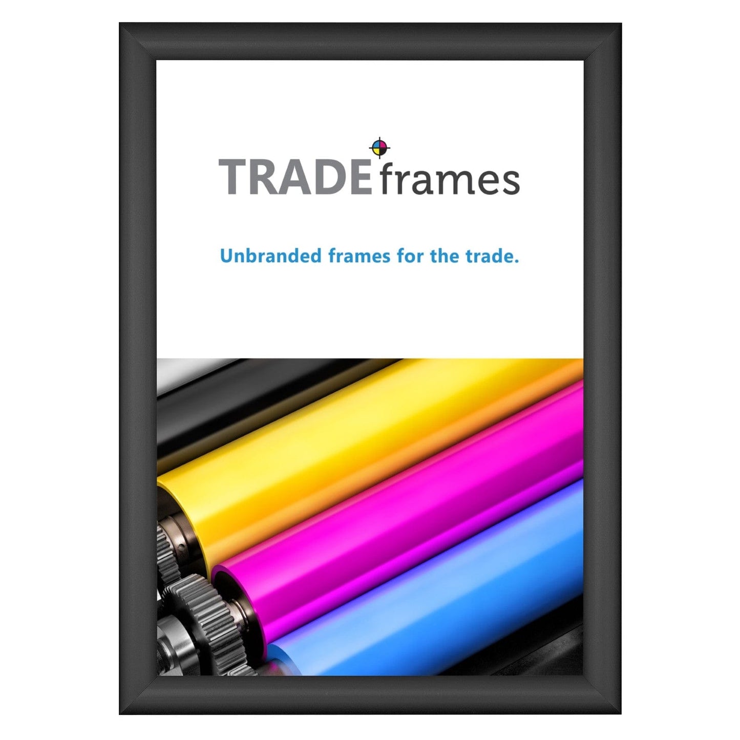 A2 (16.5 x 23.4 inches) Black Snap Frame - 1" Profile - Snap Frames Direct