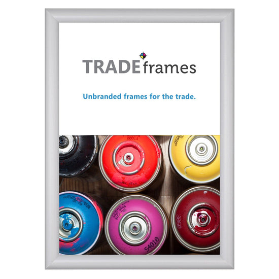 A2 (16.5 x 23.4 inches) Silver Snap Frame - 1" Profile - Snap Frames Direct