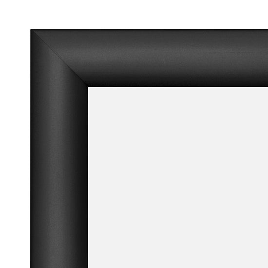 A5 Black Snap Frame - 1" Profile - Snap Frames Direct