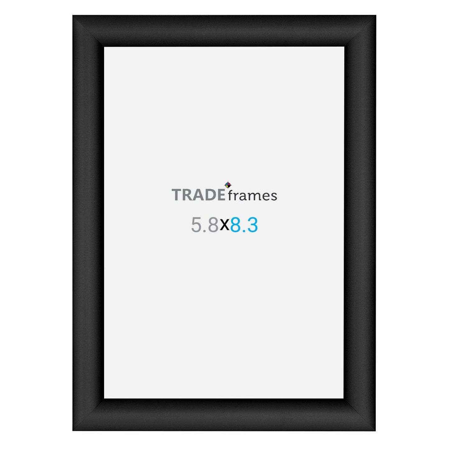 A5 Black Snap Frame - 1" Profile - Snap Frames Direct