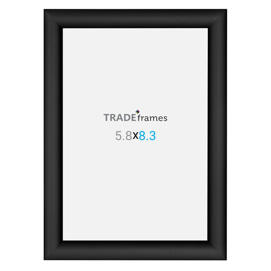 A5 Black Snap Frame - 1" Profile - Snap Frames Direct