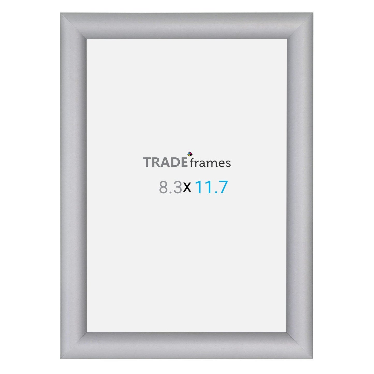 A4 Silver Snap Frame - 1" Profile - Snap Frames Direct