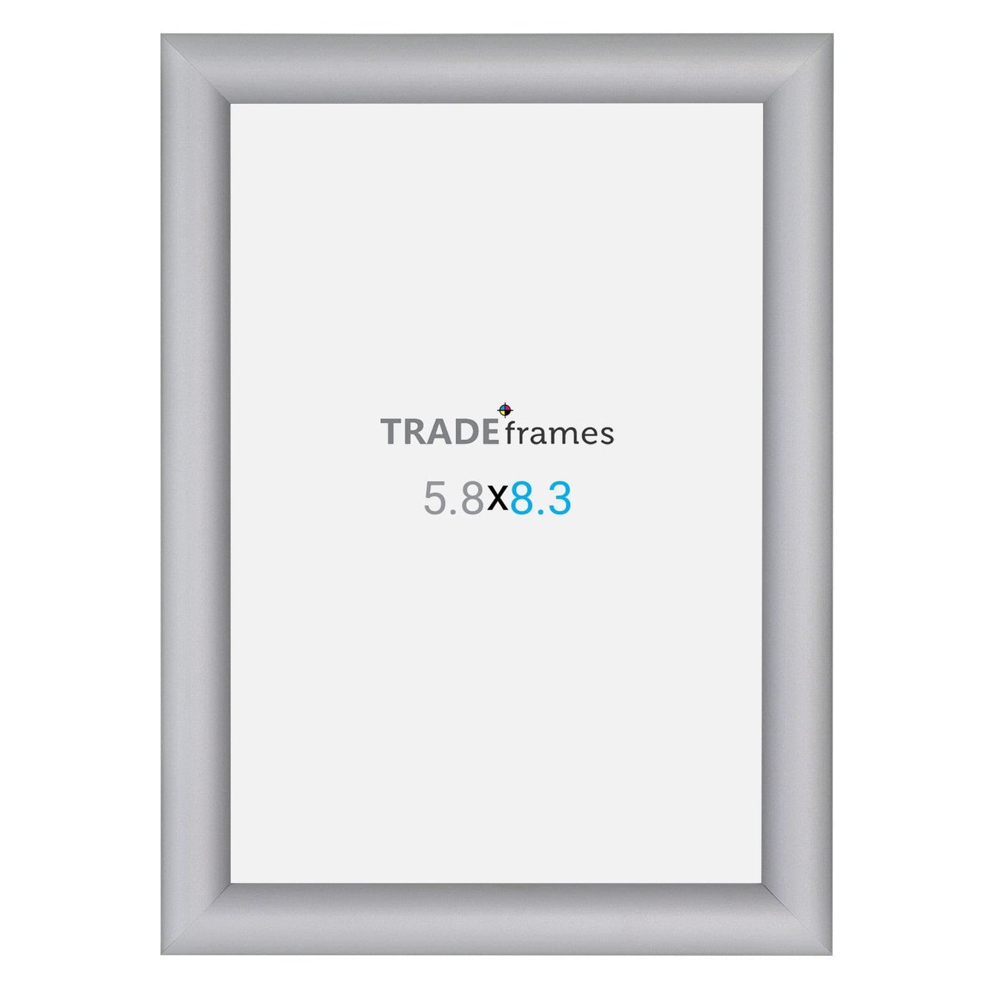 A5 Silver Snap Frame - 1" Profile - Snap Frames Direct