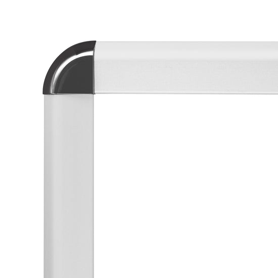 24x36 Silver TRADEframe Sidewalk Sign - 1.25" Profile - Snap Frames Direct