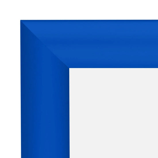 8.5x11 Inches Blue Snap Frame - 1" Profile - Snap Frames Direct