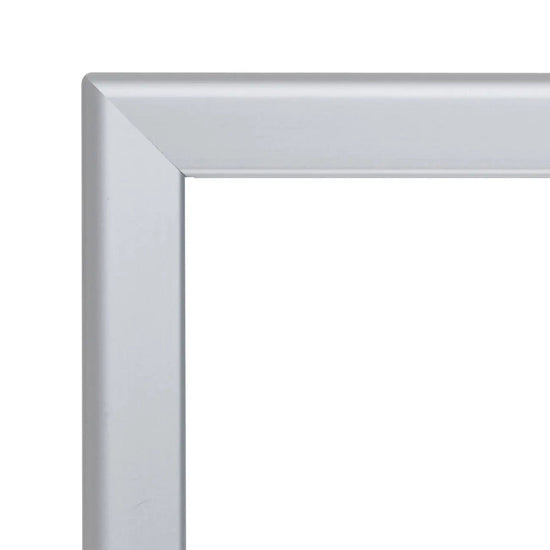 27x40 Silver Snap Frame - 1.25" Profile - Snap Frames Direct