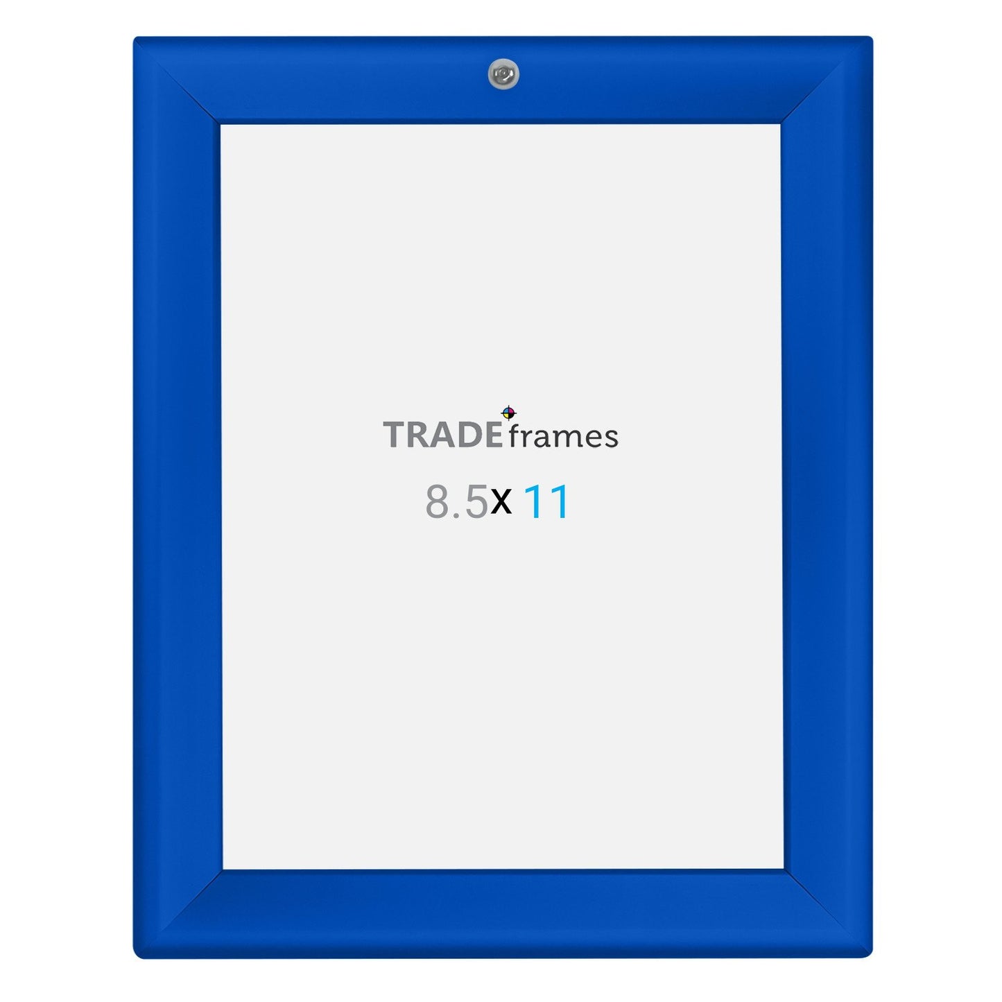 21.59 x 27.94 cm Blue Lockable Snap Frame - 32MM Profile