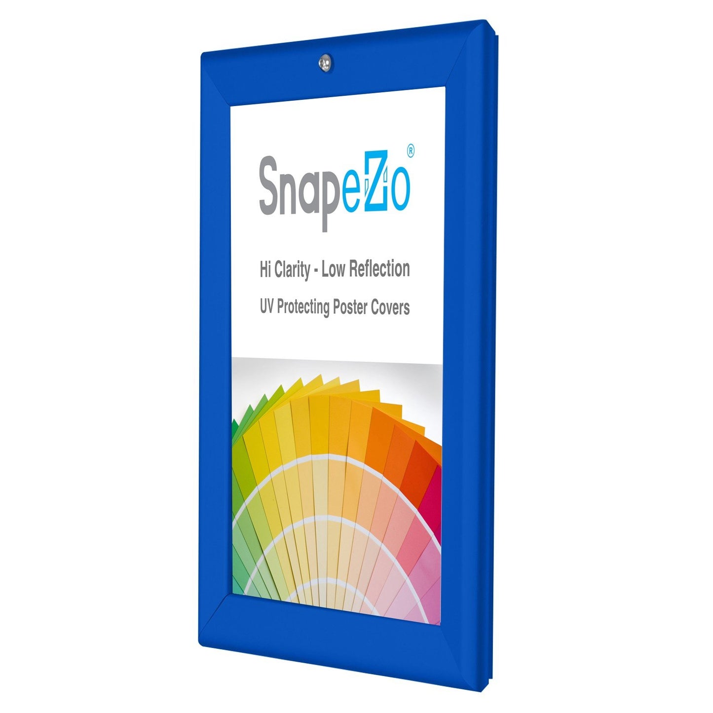 SnapeZo® 21.59 x 27.94 cm Blue Lockable Snap Frame - 32MM Profile