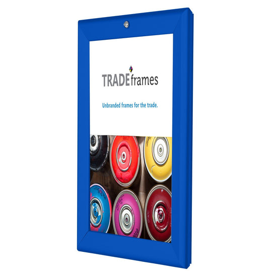 21.59 x 27.94 cm Blue Lockable Snap Frame - 32MM Profile