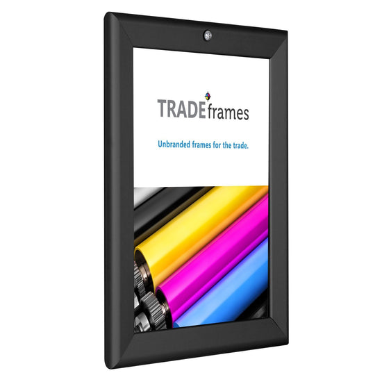 21.59 x 27.94 cm Black Lockable Snap Frame - 32MM Profile