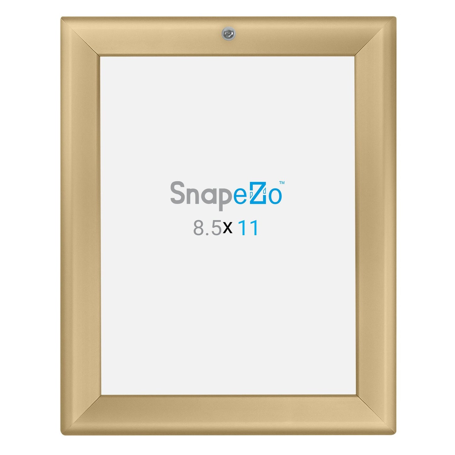 21.59 x 27.94 cm Gold Lockable Poster Frame 32MM SnapeZo®