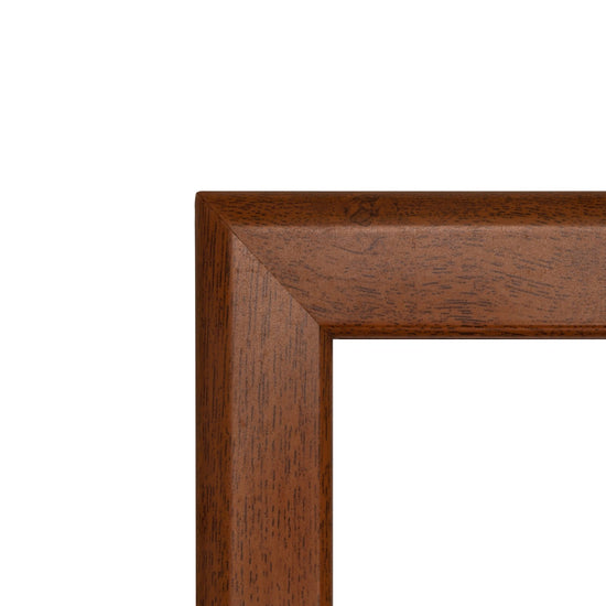 21.59 x 27.94 cm Dark Wood Lockable Poster Frame 32MM SnapeZo®