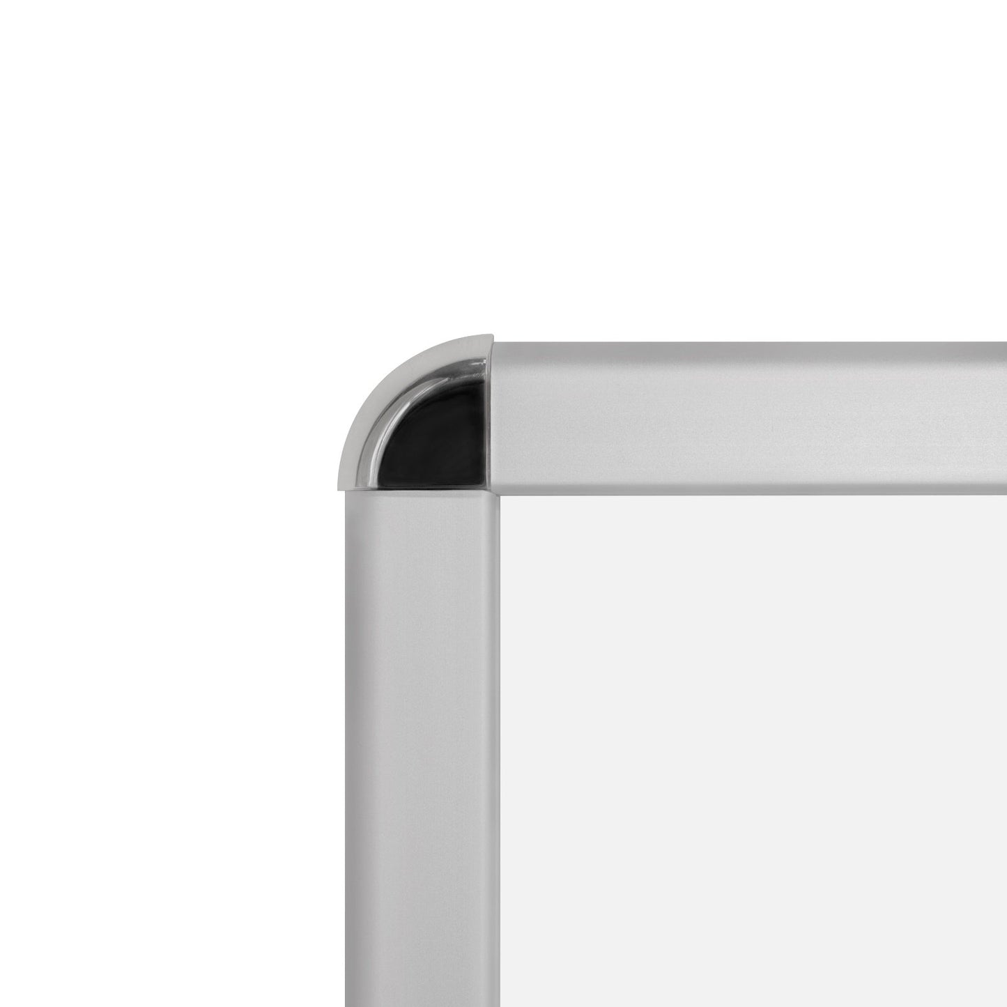 SnapeZo® 27.94 x 35.56 cm Silver Round-Cornered Snap Frame - 32MM Profile
