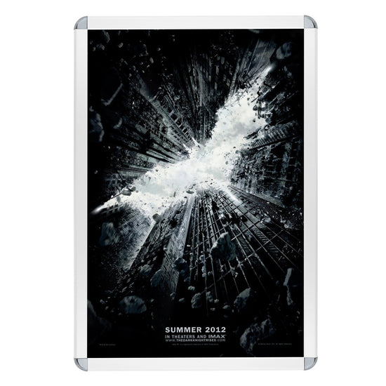 SnapeZo® 60.96 x 91.44 cm White Round-Cornered Snap Frame - 32MM Profile