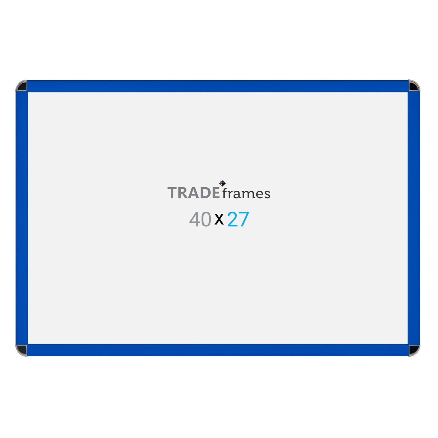 68.58 x 101.60 cm Blue Round-Cornered Snap Frame - 32MM Profile