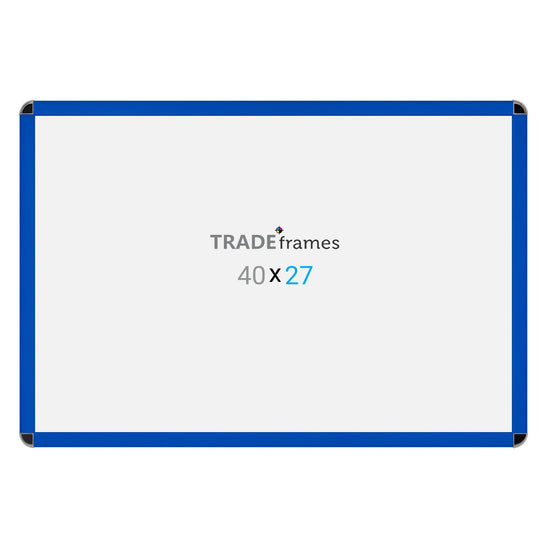 68.58 x 101.60 cm Blue Round-Cornered Snap Frame - 32MM Profile