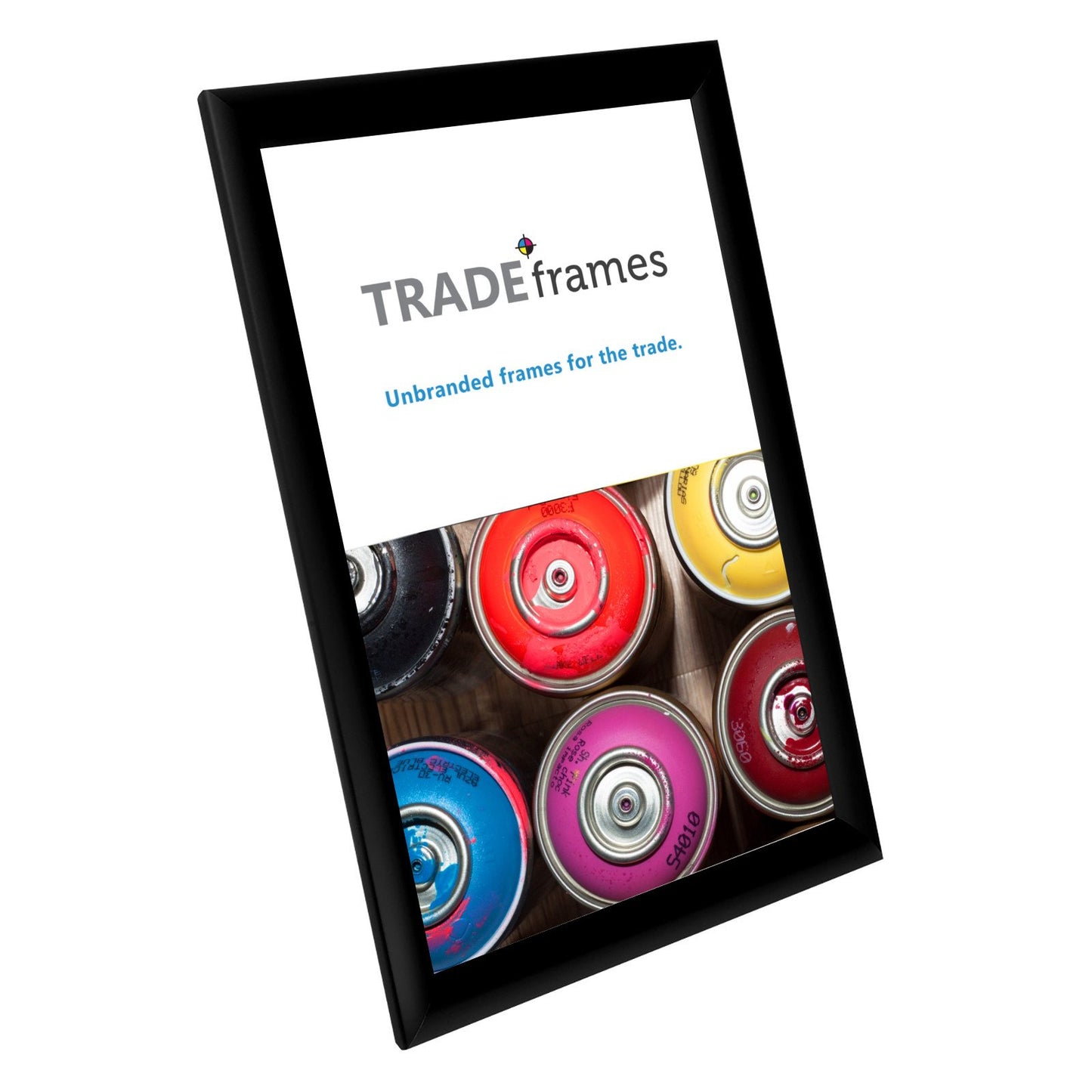 21.59 x 35.56 cm Black Snap Frame - 25MM Profile